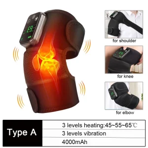 3 in 1 Heated Knee &  Shoulder Massager Vibration Elbow Warmer