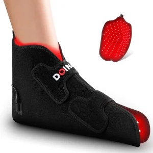 Red Light Therapy Foot device with Heat for Neuropathy Relief, Portable Infrared Shoe Wraps